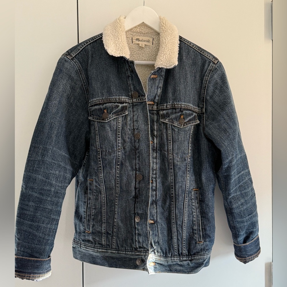 Madewell men’s Sherpa Jean jacket